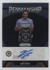 2023-24 Panini Prizm Penmanship Bruce Brown #PNM-BRN Auto 00a6
