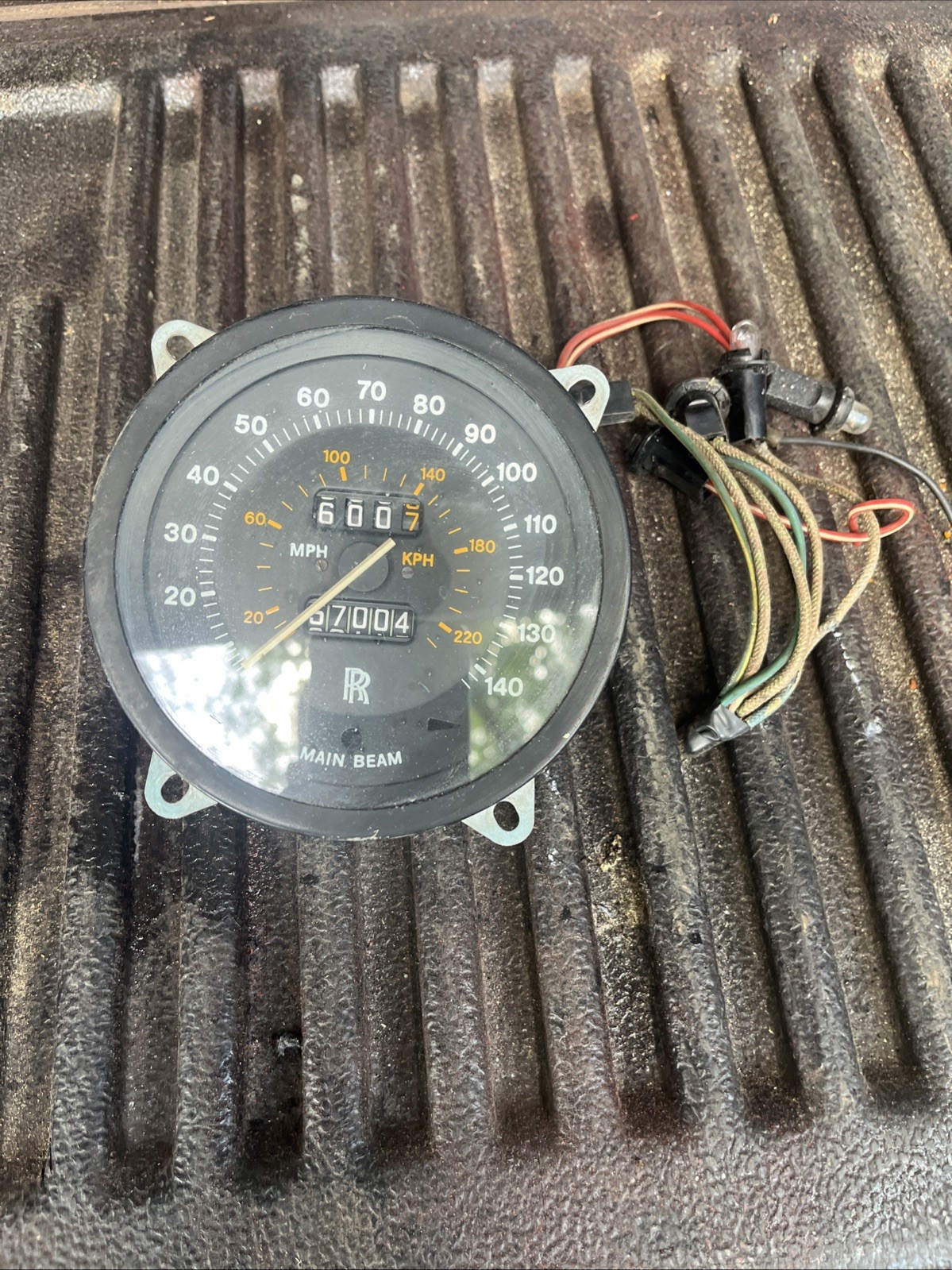 Speedometer Instrument Gauge Assembly OEM SN6336 Rolls Royce Silver Shadow 1972