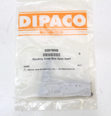 Pack of 5 Dipaco D3076040 Diesel Fuel Injector Pump Adjusting Screw