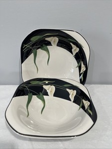 Sango Quadrille Black Lilies | eBay