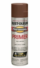 Rust-Oleum 7569-838 Professional Flat Red Primer Spray 15 oz. (Pack of 3)