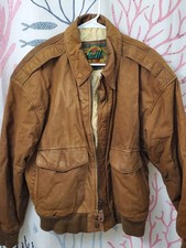 Vintage Global Identity Med. G-lll Leather Bomber Jacket Classic Collectable 1