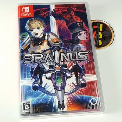 Drainus Switch Japan Physical Game In EN-FR-DE-ES-IT-PT-KR-CH NEW Shmup Shooting