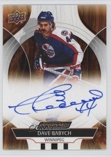 2024-25 Upper Deck Engrained Icons Auto Dave Babych #CA-DY Auto 6pl