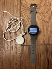 Google Pixel Watch 1st Gen   Gray Band   Used   Light Scratches