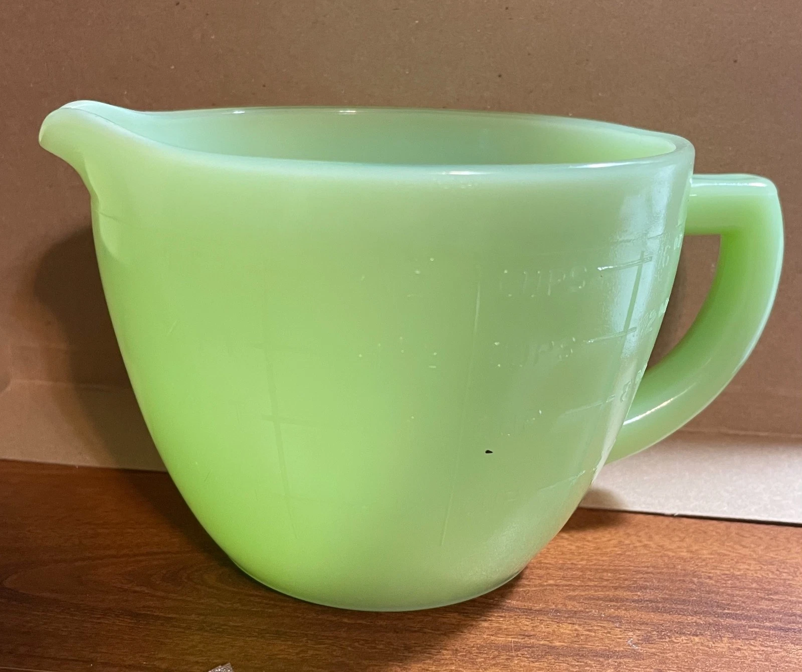 Jeannette Glass Jadeite 2 Cup Measuring Cup