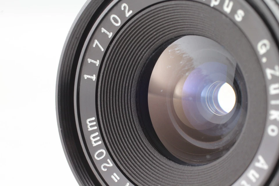 【Exc+5】 Olympus G.Zuiko Auto W 20mm F3.5 Wide Angle Lens for Pen F FT From Japan - Image 3 of 4