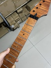 Floyd Rose Locking Nut SS 22frets 4a Roasted flame Maple Electric guitar neck
