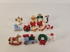Avon Wonderful Countdown To Christmas Advent Replacement Ornament Parts 14 Piece