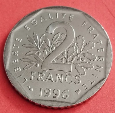 ** FRANCE- 2 Francs SEMEUSE 1996 SUP/SPL ** - Photo 1/2