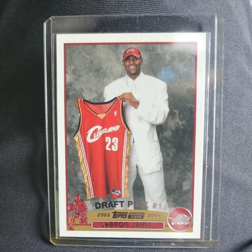 Topps 2003-04 LeBron James Rookie Draft Pick Cleveland Cavaliers #221