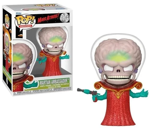 Funko Pop Movies: Mars Attacks​ - Martian Ambassador - Vinyl Figure #1878 #83565