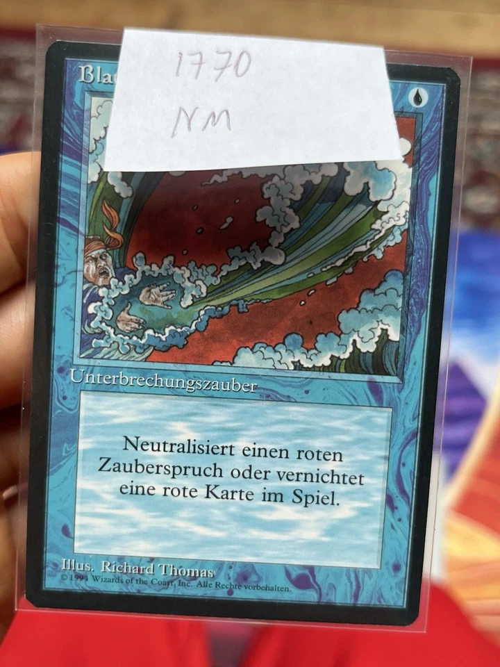 German FBB • Blue Elemental Blast • Pack Fresh • Mtg (1770) - Image 3 of 3