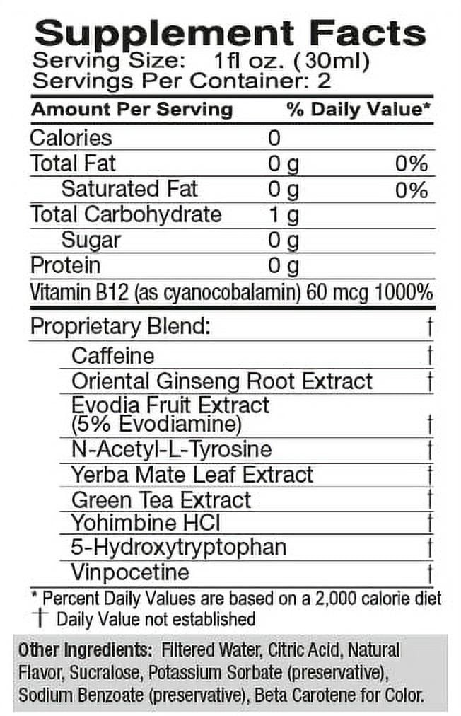 Tweaker Energy Shot, Mango Peach, Extra Strength, 2 fl oz, 12 Count