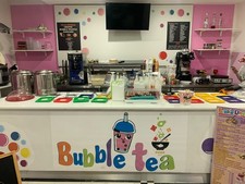 attrezzatura lavoro cialderia, bubble tea, poke