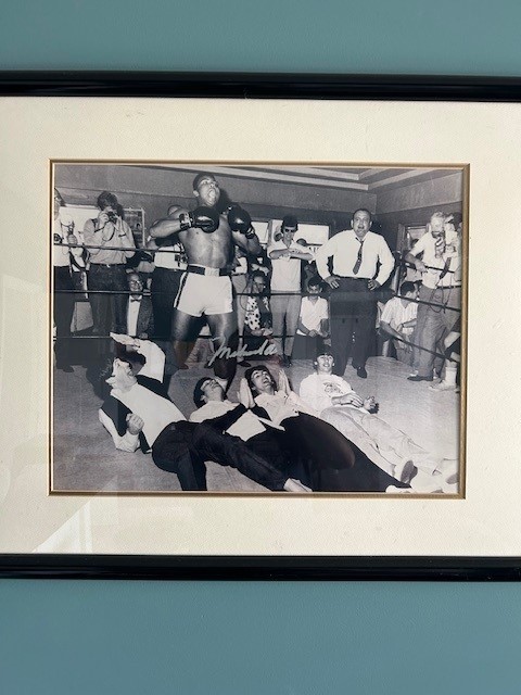 Autographed Muhammad Ali & The Beatles Photo Authenticated 16x20