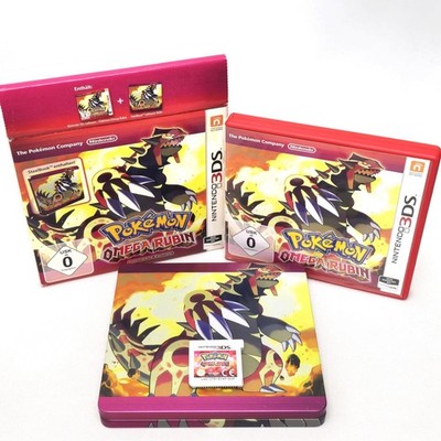 Pokemon Omega Rubin Limitierte Fan Edition Steelbook Box Nintendo 3DS EUR