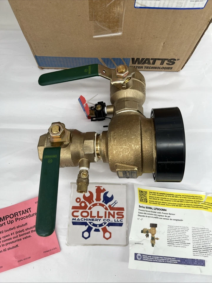 Watts 1 1/2” 800M4-QT-FZ Anti-siphon Pressure Vacuum Breaker, 150 PSI, 140°F - Image 4 of 4