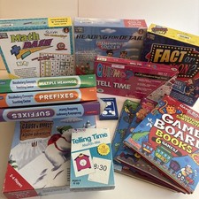 Learning Center Lakeshore Activity Set Lot Of 14 Games 6 Homeschool Education