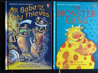Usborne Young Reading Series One X 2 : Ali Baba & Forty Thieves & The Monster Cl