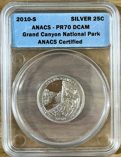 2010 NGC PF69 Ultra Cameo Clad Quarters ANACS PR70 Silver Mt. Hood Grand Canyon - Picture 5 of 8