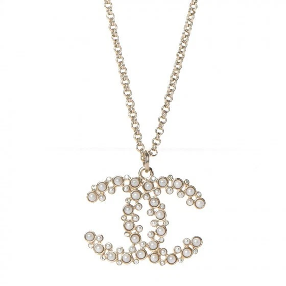 Collana Chanel Perla CC Rara Ciondolo Oro