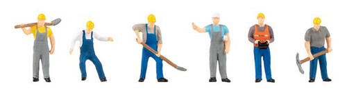Trabajadores de construcción de carreteras Faller 151612 calibre HO/OO | Zustand: New