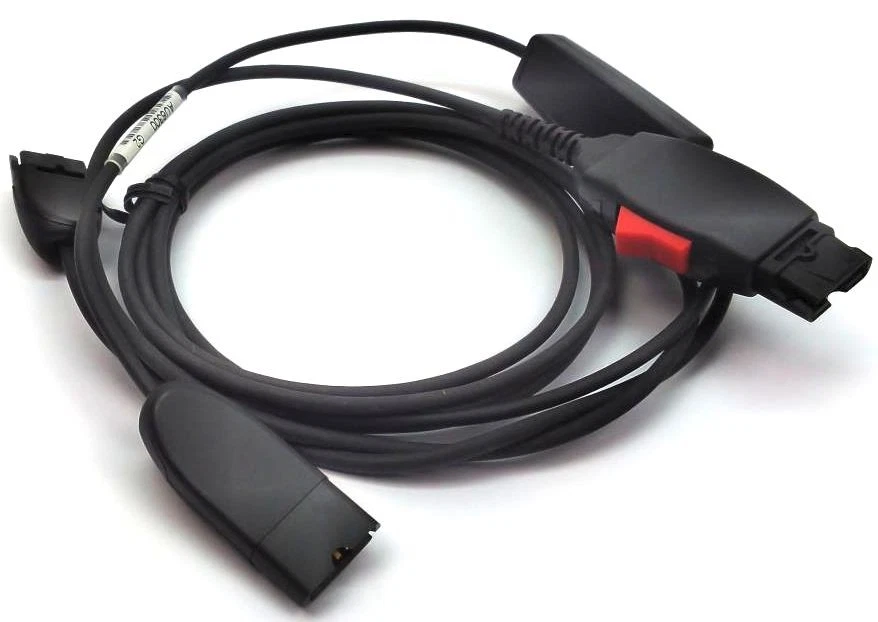 Plantronics HW510D Headset Audio Cable Y-Adapter Trainer QD 79694-11 Genuine - Image 3 of 4