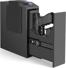 Biometric Slider Handgun Gun Safe for Nightstand,for Pistol -with Fingerprint