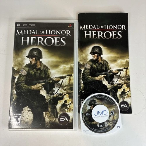 Medal of Honor Heroes - PlayStation Portable (PSP) CIB Tested Authentic & Clean