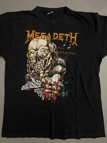 Megadeth Vintage Tour Slayer Possessed King Diamond Des 1980s vintage concert t-shirt, vintage, single stitch, B+ condition