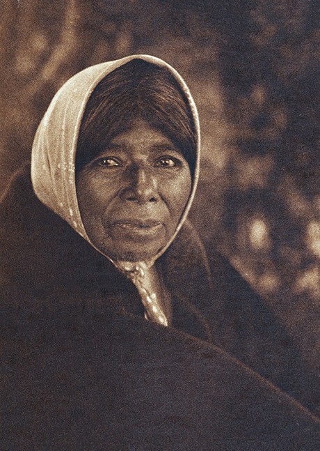 Wappo Matron Photogravure New Copy, Edward S. Curtis original, 1924, 5 x 7