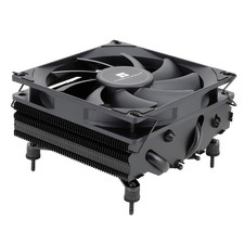 AXP90 X47 Black Low Profile CPU Cooler, with 92mm TL-9015B Slim PWM Fan, ITX CPU