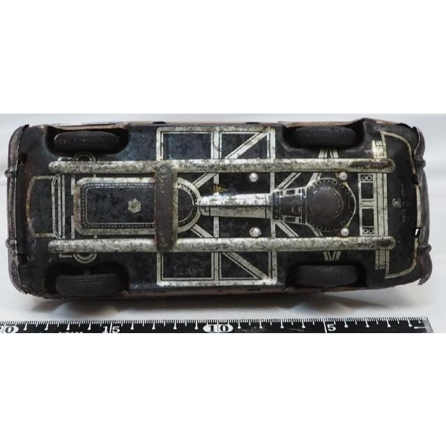 Bandai Bandaiya First Toyopet Crown Light Brown Tin Toy Car Bandai Bandaiya First Toyopet Crown Light Brown Tin Toy Car
