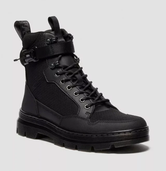 Dr. Martens Combs Tech MK2 Utility Boots in Black All Sizes Limited Stock