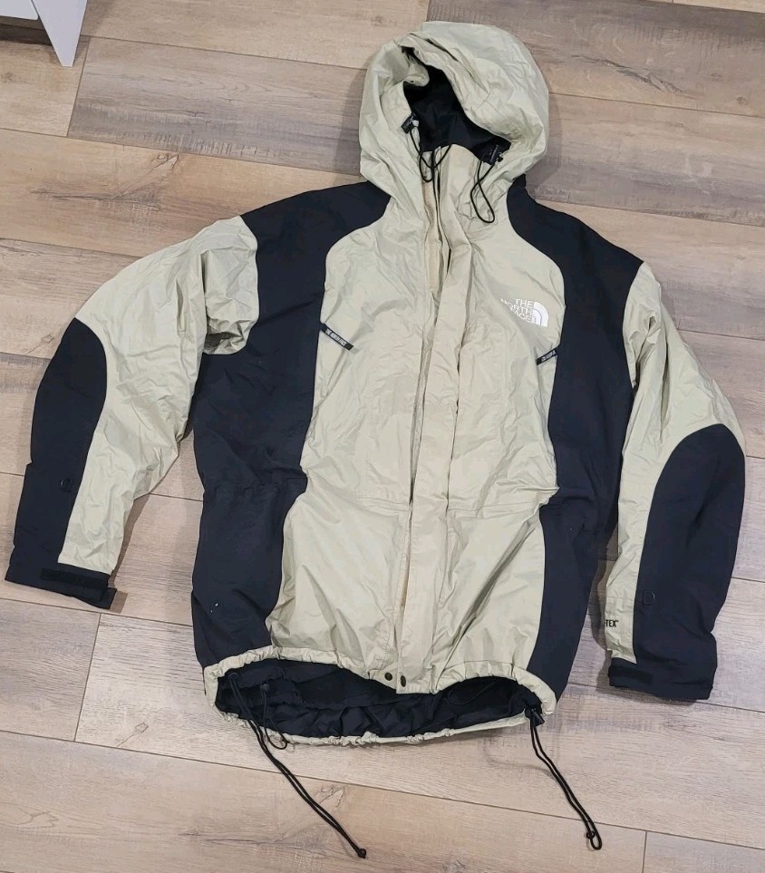 90s NORTH FACEマウンテンライトジャケットS VINTAGE RARE Vintage 90s The North Face TNF Sand Gore-Tex Mountain Light