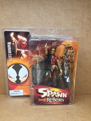 McFarlane Toys SPAWN REBORN Series 3 WARRIOR LILITH 6  FIGURE SIGNED AUTOGRAPHED