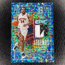 CHARLES OAKLEY /99 Epic Legends Neon BLUE Disco Prizm 2017-18 Spectra RAPTORS
