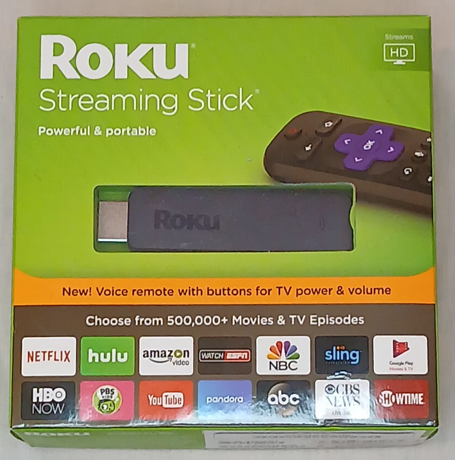 Roku Streaming Stick ~ Powerful & Portable, 6th Generation, 