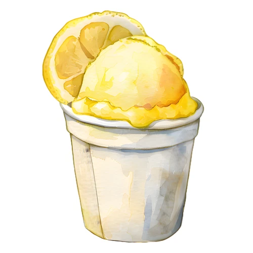 Ice Cream Self Adhesive Vinyl Sticker