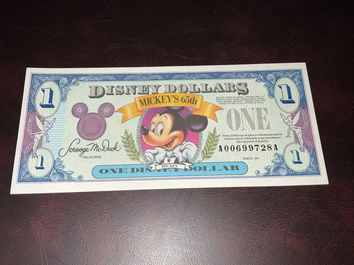 1993 Disney Dollar for sale | eBay