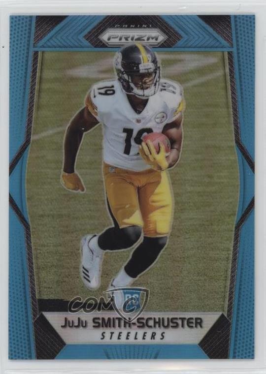 2017 Panini Prizm Rookies Light Blue Prizm 158/199 JuJu Smith-Schuster #281 n1u