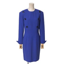 Christian Dior Vintage one piece Size 38 Button-decorated knee-length tight ...