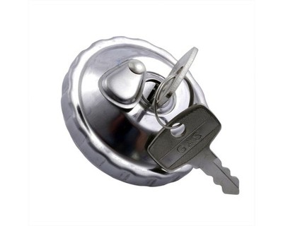 Tankdeckel abschließbar chrom 30mm für Tomos A3, A35, Flexer, Quadro Ersatz Mofa