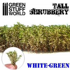 Green Stuff World - Scenery - Tall Shrubbery - White Green