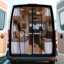ZATOOTO Van Bug Screen Rear Door,65'' (H)*65'' (W) 