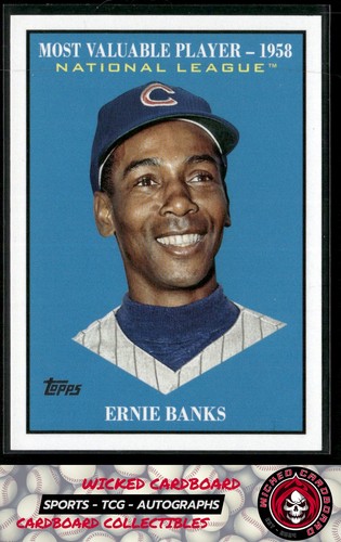 Ernie Banks #MV-37 2025 Topps Update Most Valuable card
