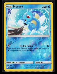 Horsea 16/70 Common Dragon Majesty Reverse Holo