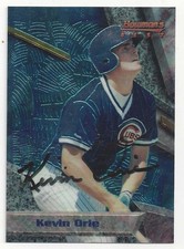 Kevin Orie Chicago Cubs 1994 Bowman's Best #71 Signed Rookie Card. rookie card picture