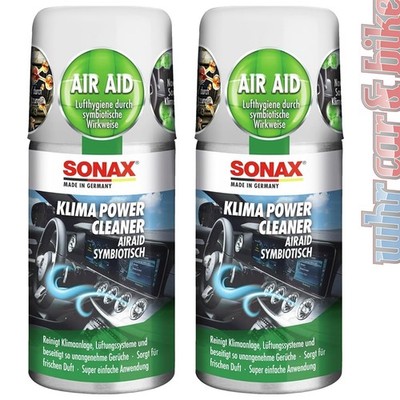 Sonax Klimaanlagenreiniger symbiotisch 2x 100ml KlimaPowerCleaner AirAid 
